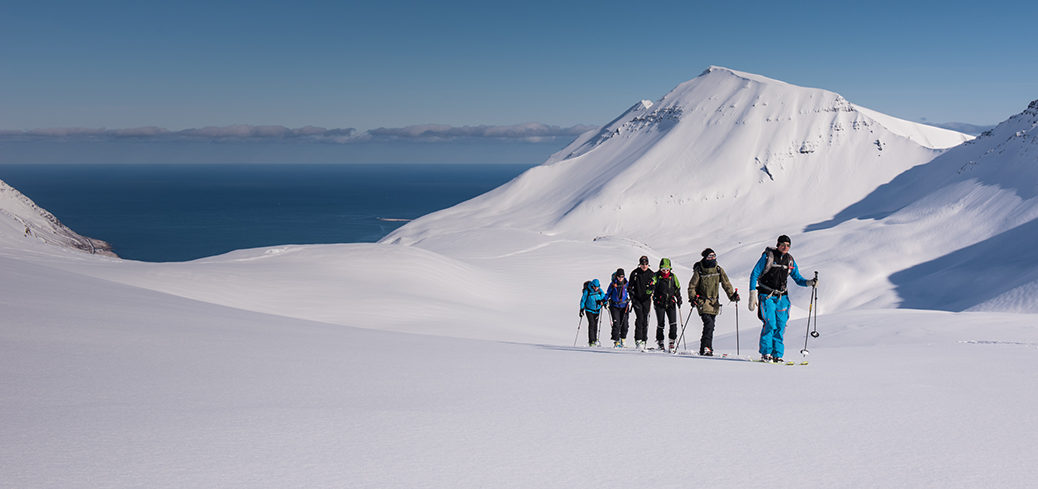 ski touring iceland